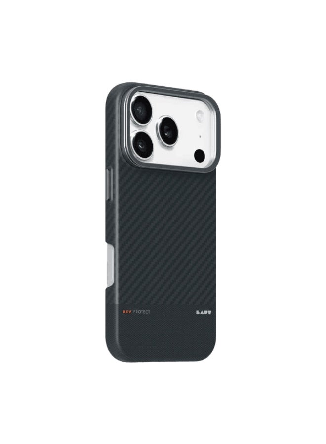 لوت حافظة Laut KEV PROTECT Dupont من ألياف الأراميد لهاتف iPhone 17 Pro - أسود - Image 2