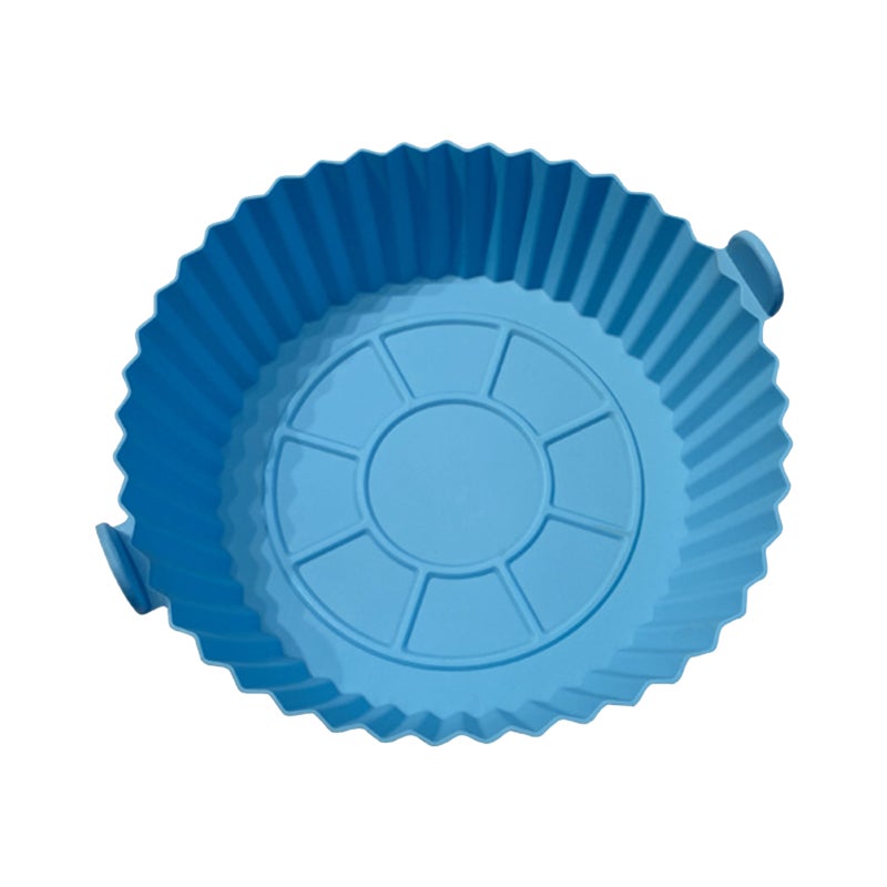 Reusable Air Fryer Liner Silicone Air Fryer Pot Easy Cleaning Round Silicone Liner Replacement for 3L to 5L Air Fryer - Image 1