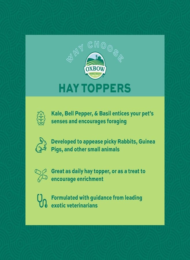 أوكسبو مزيج أوكس بو هاي توبرز جاردن، مكافآت للأرانب، إثراء غذائي للأرانب والشنشيلات وخنازير غينيا وغيرها من الحيوانات العاشبة الصغيرة، معزز تبن تيموثي، مضاف غذائي ممتاز للأرانب، 2 أونصة - Image 5