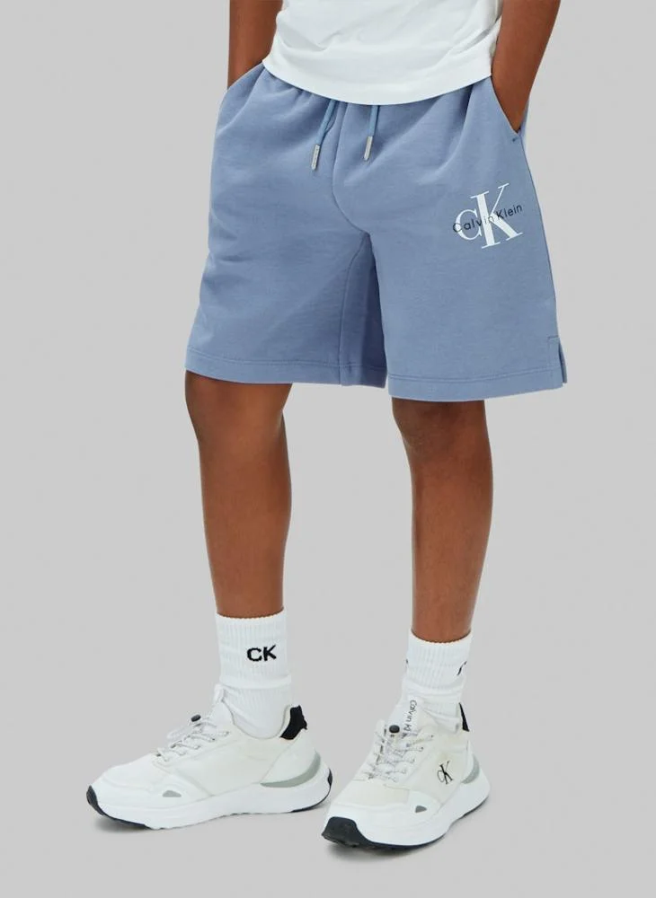Calvin Klein Jeans Youth Monologo Relaxed Fit Shorts