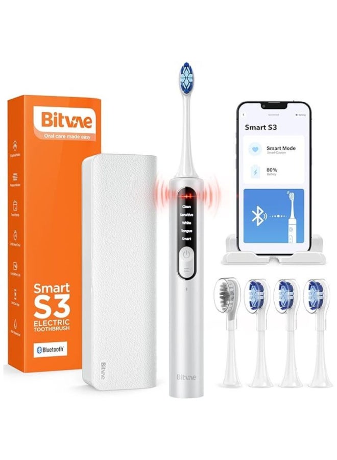 Bitvae BVS3 Tooth Brush With 4 Heads And Travel Case - Image 1