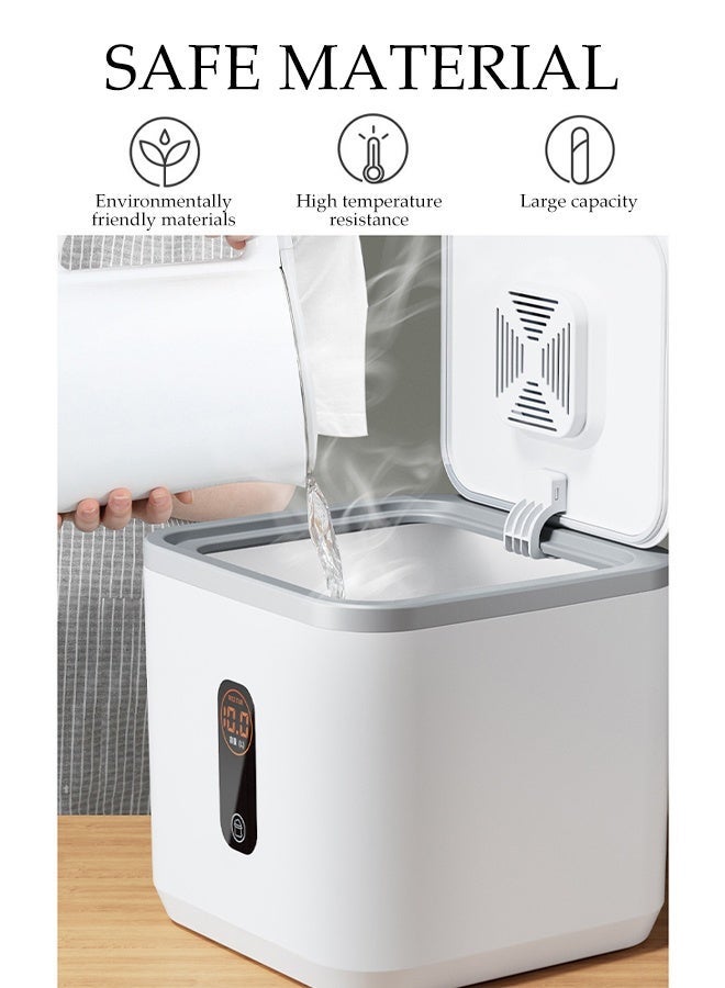 DUNISO Rice Dispenser, Airtight Household Rice Storage Container with Free Measuring Cup, Multifunctional Moisture Insect-proof Food-grade Rice Organizer - Image 3