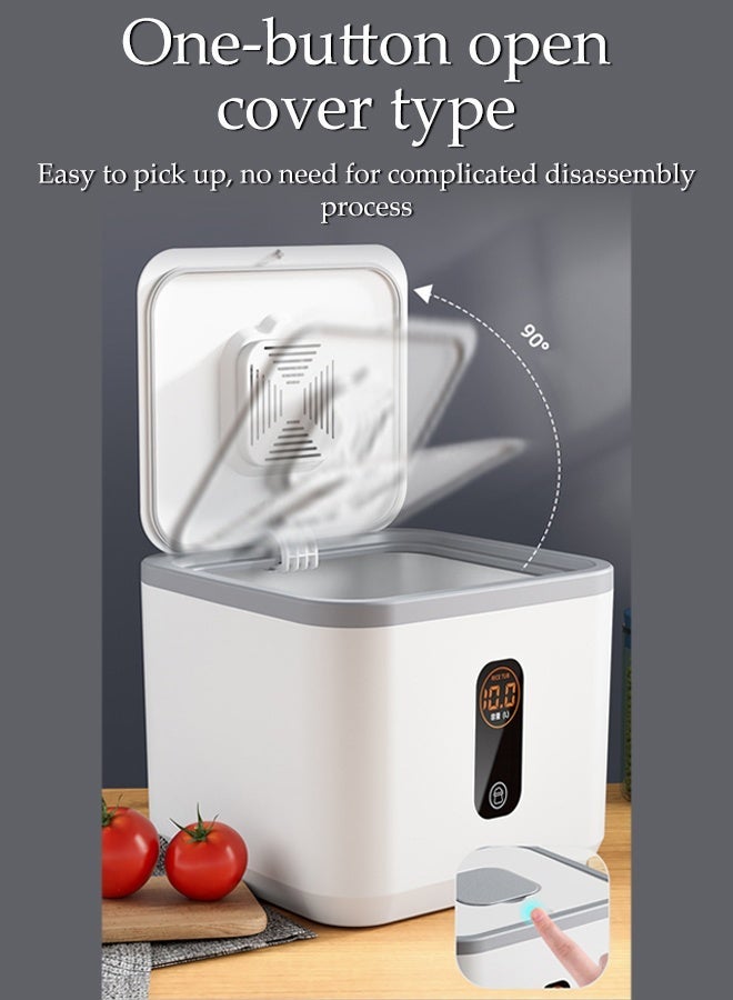 DUNISO Rice Dispenser, Airtight Household Rice Storage Container with Free Measuring Cup, Multifunctional Moisture Insect-proof Food-grade Rice Organizer - Image 4
