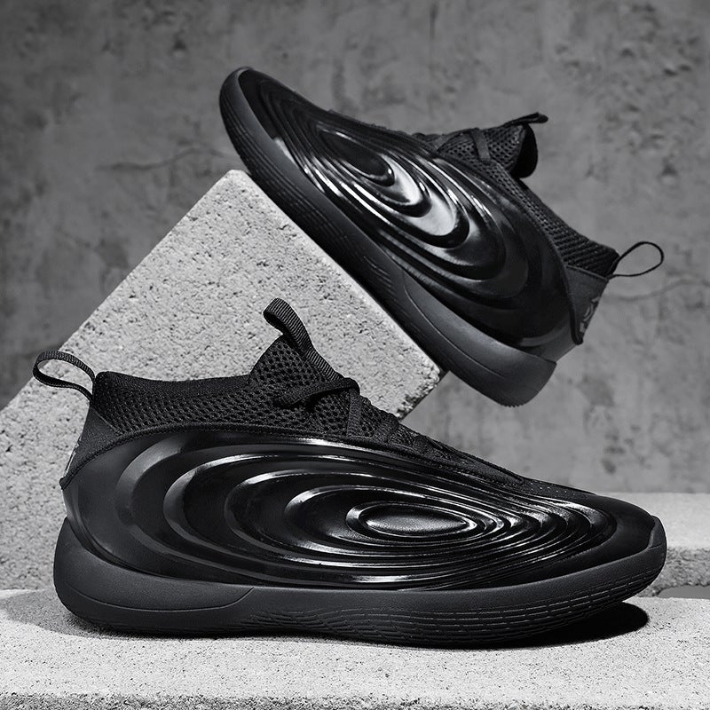 Cushioned Professional Basketball Shoes 2026 Summer Unisex Cyber Purple Low-Top Comfortable Wear-Resistant Training Sneakers - Image 1