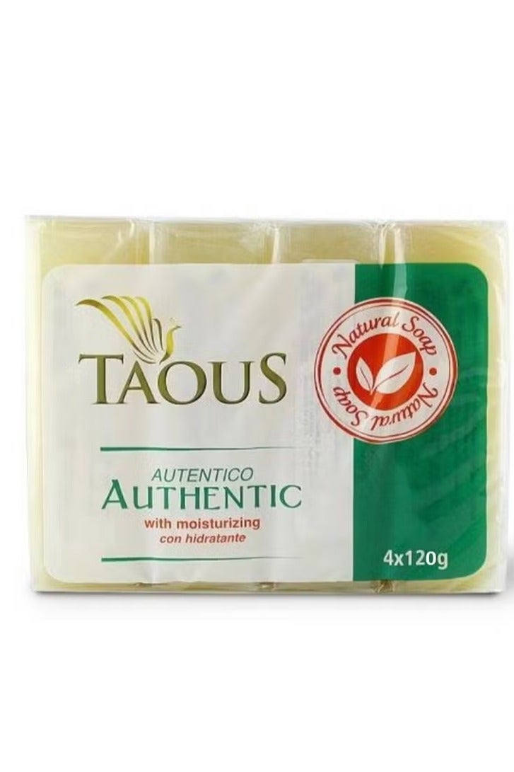 Taous Authentic Natural Soap For Smooth Skin- 4x120g