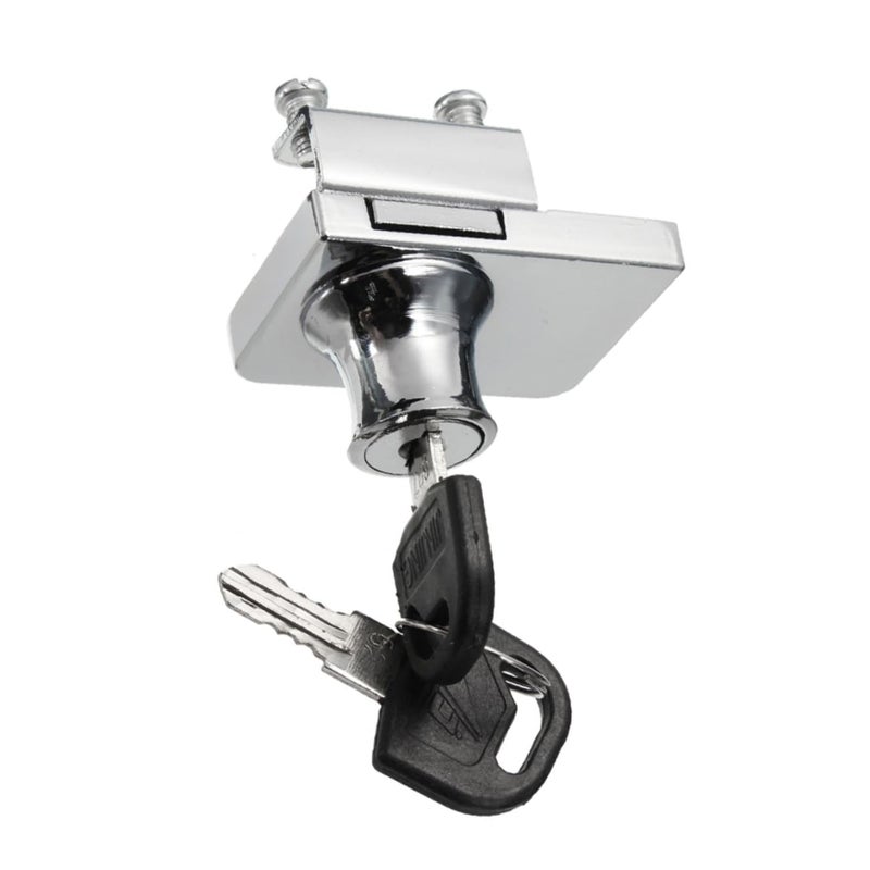Zinc Alloy Sliding Glass Door Lock 5 8mm For Home Security Display Case - Image 2