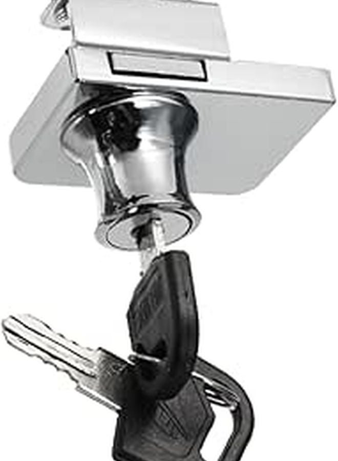 Zinc Alloy Sliding Glass Door Lock 5 8mm For Home Security Display Case - Image 1