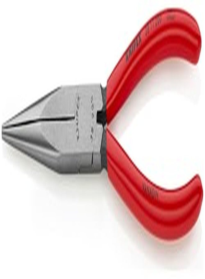 KNIPEX Tools - Long Nose Pliers Without Cutter (3811200) Red, 8 inches - Image 3
