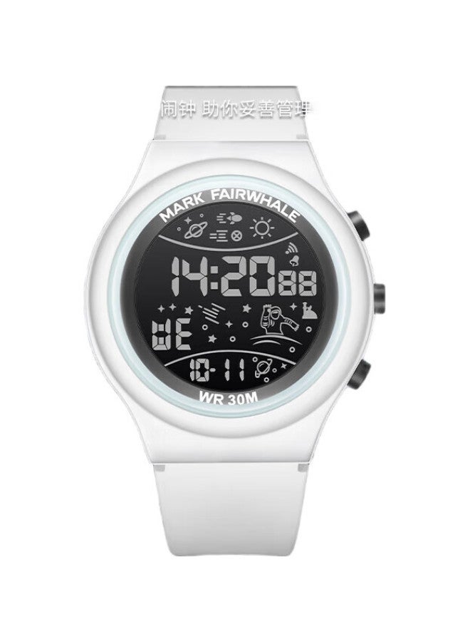 FAIRWHALE (Fairwhale) Men'S Sports Watch Student Fashion Led Smart Electronic Energy Watch Alarm Clock Timing Night Light Waterproof Wristwatch 4440 - Image 3
