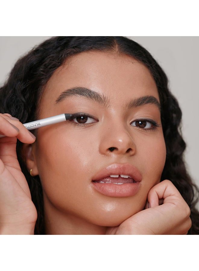 Wunder2 Wunderbrow Super-Stay Liner Makeup Eyeliner Pencil Long Lasting Waterproof Eye Liner, Color Essential Black Matte - Image 2
