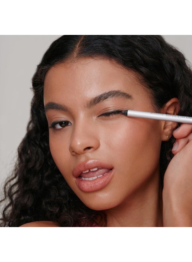 Wunder2 Wunderbrow Super-Stay Liner Makeup Eyeliner Pencil Long Lasting Waterproof Eye Liner, Color Essential Black Matte - Image 4