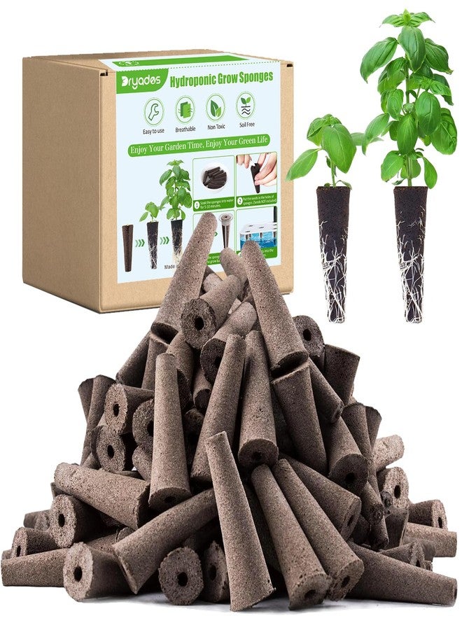 DRYADES Grow Sponges 50 Pack, Hydroponics Replacement Root Growth Sponges Compatible with Aero Garden iDOO and Most Other Brands - Image 1