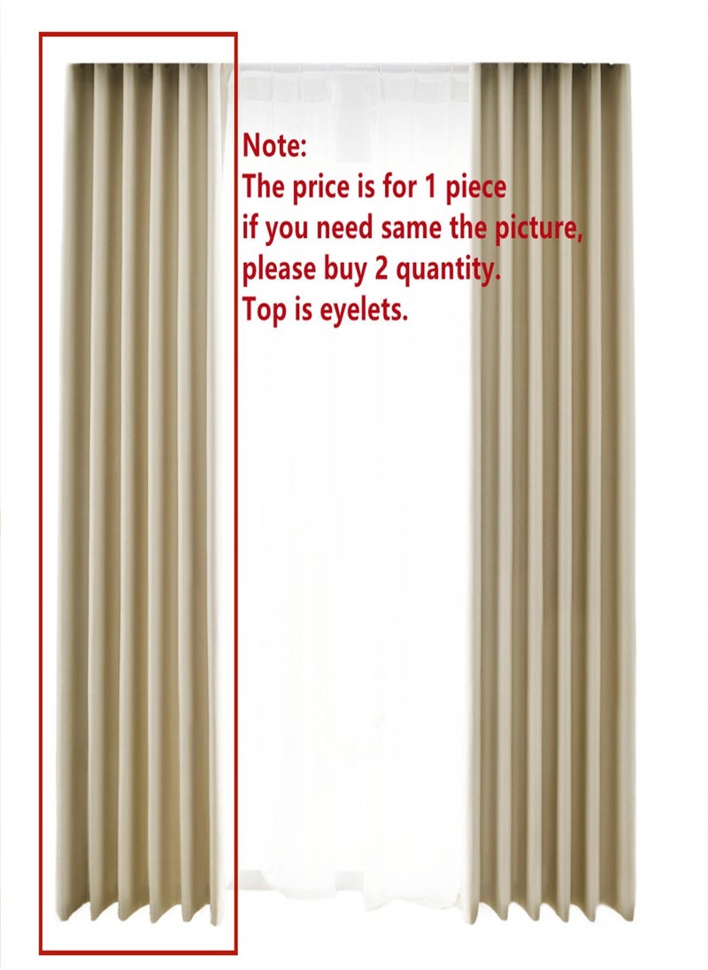 Golden Homee - 75% Blackout Curtain for Bedroom 1 Piece - Image 1