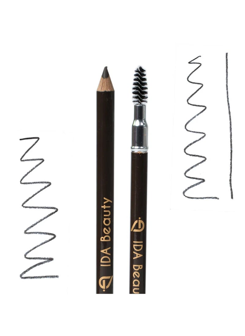 IDA Beauty Double-Sided Wooden Eyebrow Pencil | Waterproof, Smudge-Proof, 24-Hour Wear | Vitamin-Enriched, Vegan, Halal, Cruelty-Free  - Image 5