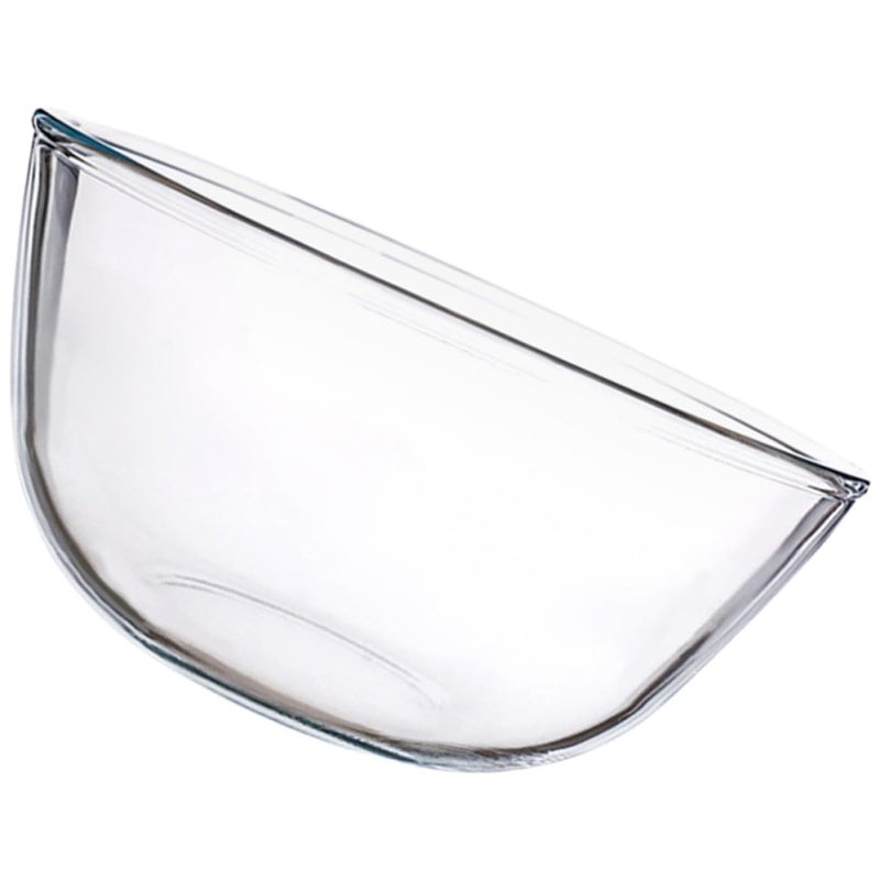 Large Glass Salad Bowl 2700ml Microwave Safe Multi Use Serving Bowl For Kitchen Dining - Image 2