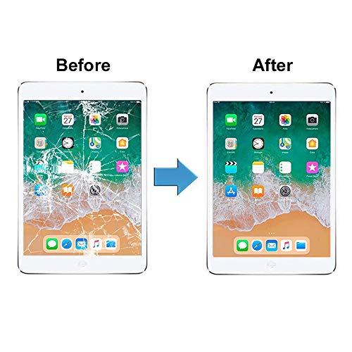 TSIOFO for iPad 6 (6th Gen 2018) A1893 A1954 Screen Replacement Glass Touch Digitizer Repair Kit with Home Button & Tools - Only for iPad 6 6th Generation (White) - Image 4