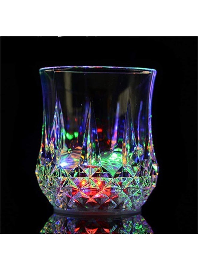 Flash Light Up Cups,[1 PCS] Automatic Water Activated LED glowing wine glasses Liquid Activated Multicolor LED Glasses - Image 3