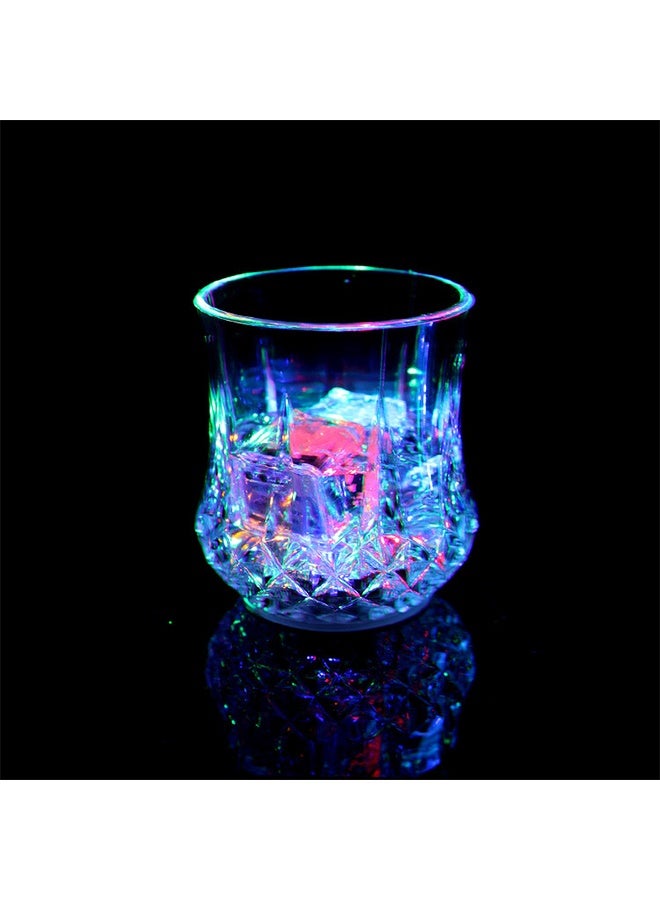 Flash Light Up Cups,[1 PCS] Automatic Water Activated LED glowing wine glasses Liquid Activated Multicolor LED Glasses - Image 1