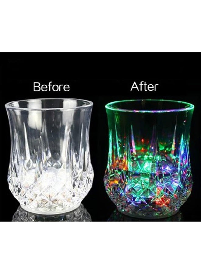 Flash Light Up Cups,[1 PCS] Automatic Water Activated LED glowing wine glasses Liquid Activated Multicolor LED Glasses - Image 2