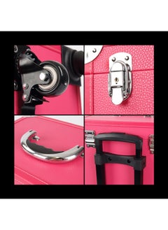 Generic Manufacturers Supply High-grade Beauty Tattoo Toolbox Nail Art Special Universal Wheel Wear-resistant Multi-layer Pull Rod Cosmetic Case-Color:Black Water Cube (819)  - Image 4
