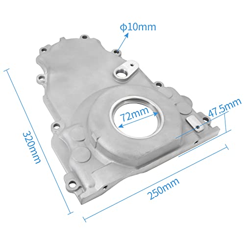 Dokili LS Front Timing Cover 12633906 12600326 with Gasket Compatible with LS2 LS3 4.8L 5.3L 6.0L 6.2L Engines - Image 2