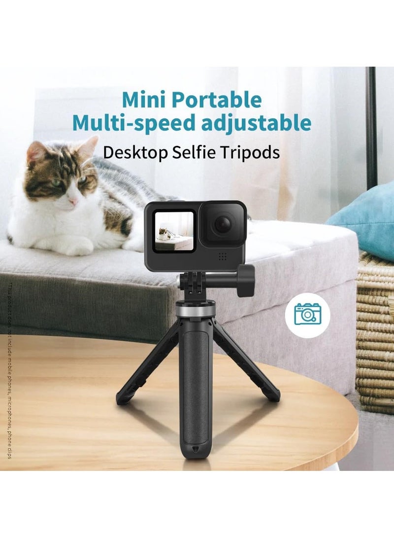 General Vlog Tripod Selfie Stick Handle for GoPro, Portable Vlog Selfie Stick Tripod Handle for Gopro Hero 12/11/10/9/8 AKASO Action Camera Vlog Tripod with Handle 12.7cm - 25cm  - Image 5