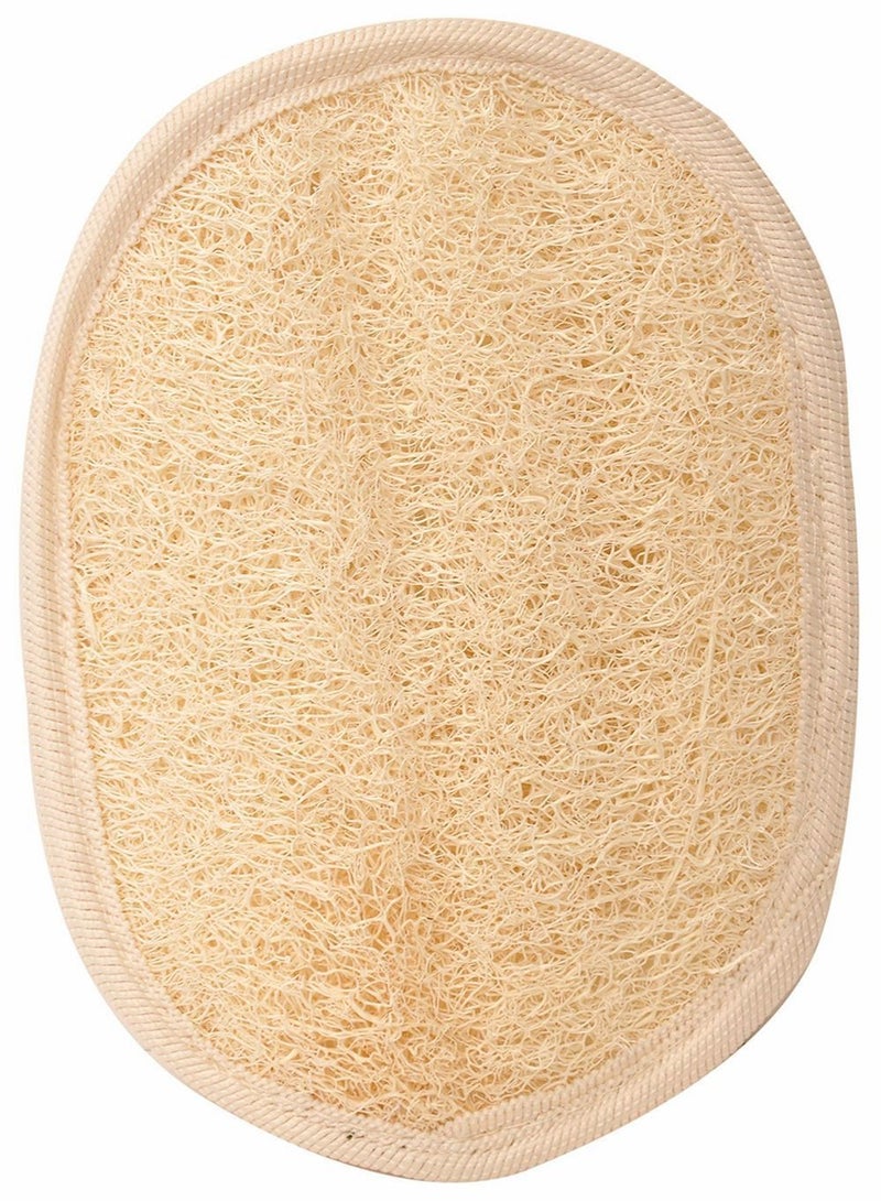 NIBEMINENT 2 Pcs Bath Loofah Sponge and Biodegradable Exfoliating Pads body Scrubber Natural Shower Washcloth  - Image 2