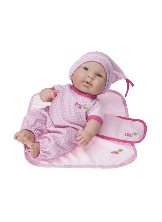 JC TOYS Baby Doll Washable And Reusable Eco Diapers 4 Pack Fits Dolls 14 To 18 Inch In Pink/White/Grey  - Image 4