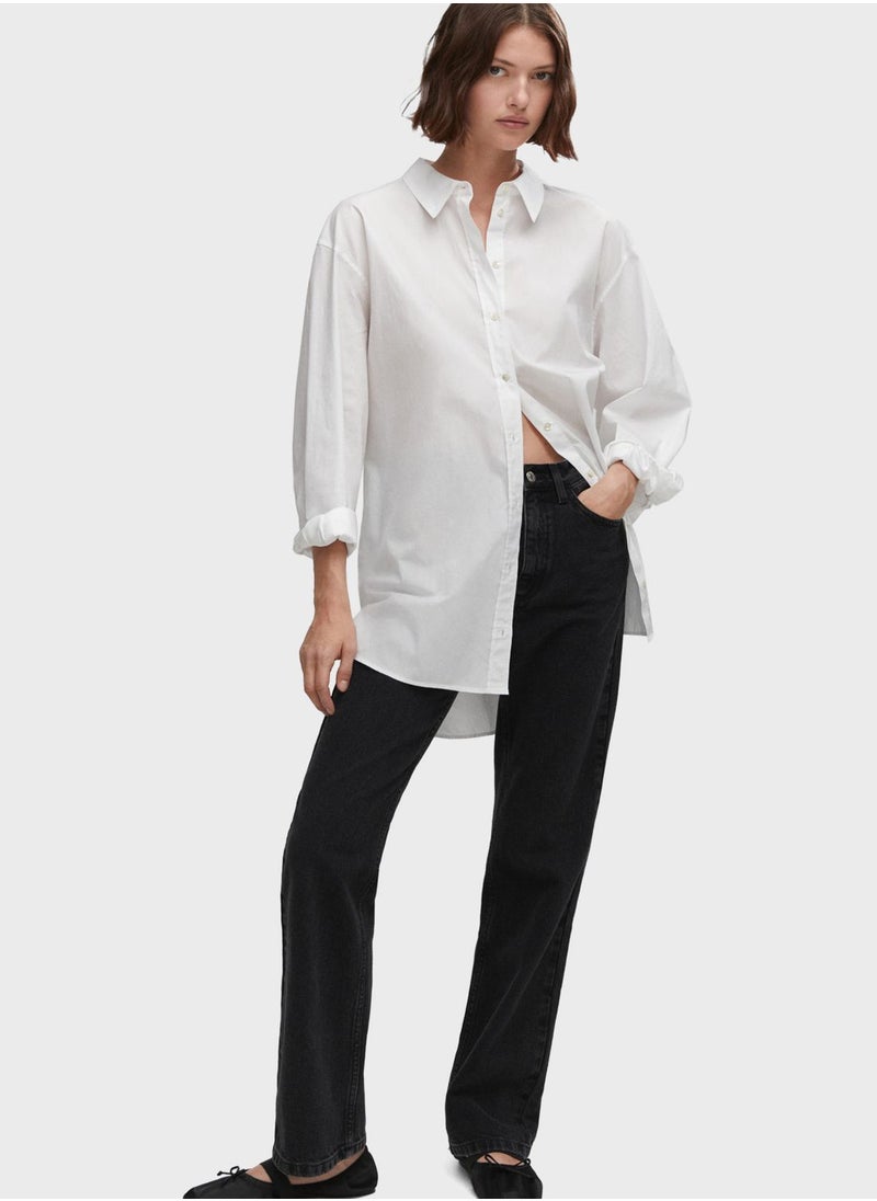 MANGO - High Waist Jeans - Image 1