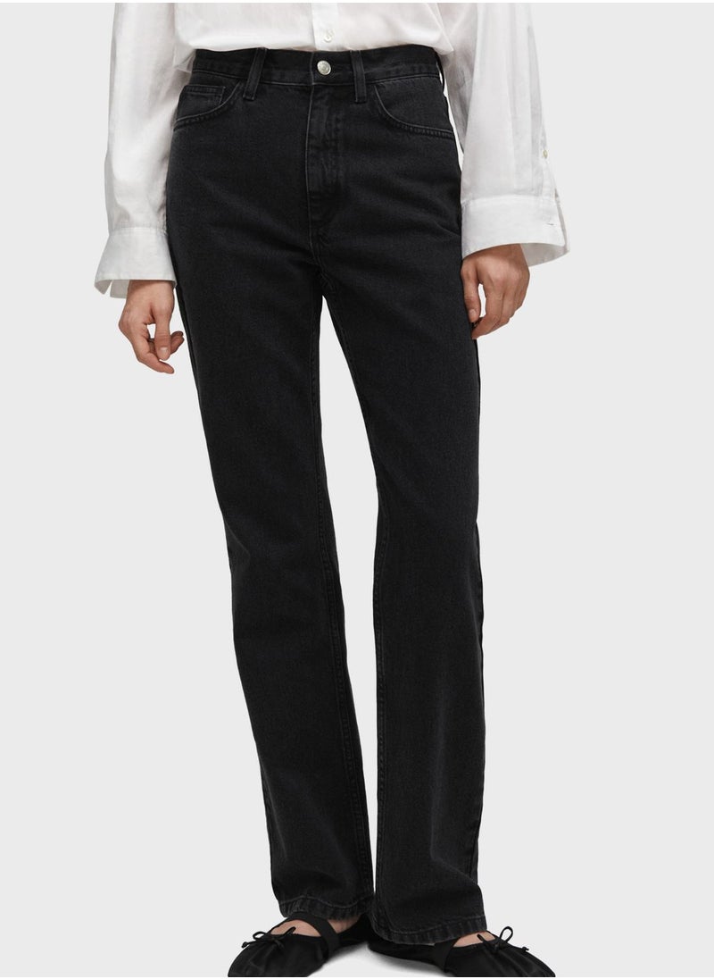 MANGO - High Waist Jeans - Image 1