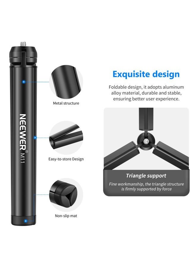 Neewer Mini Metal Tripod, Table Stand, Desktop Compact Tripod Compatible with Crane M2, Smooth Q2, Gimbal Grip Stabilizer and All Cameras - Image 4