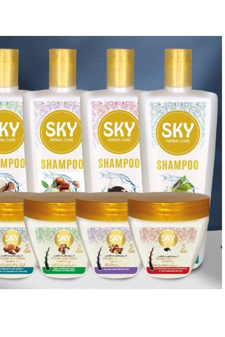 سكاي شامبو 700 مل بزيت النعام - Image 2