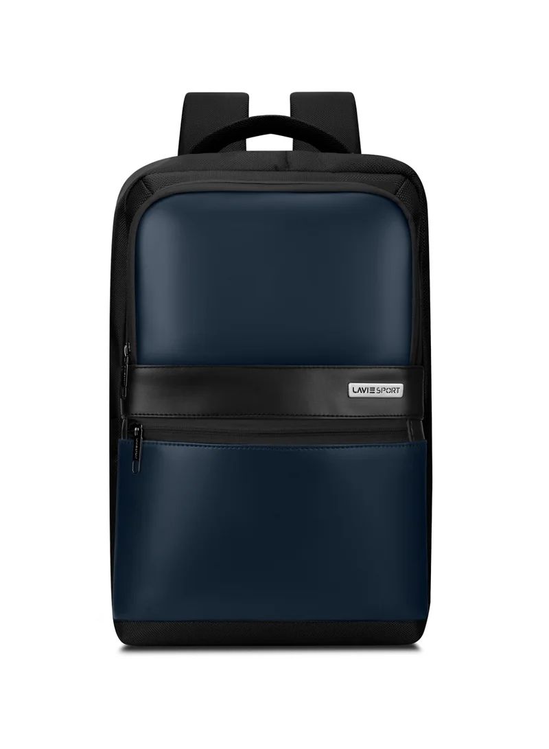 Sport Armour 24L Laptop Backpack with Trolley sleeve For Men & Women (Black/Navy)