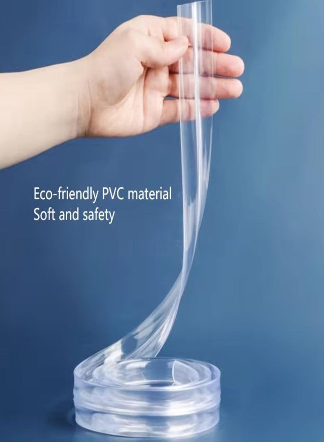 prajmi Baby Safety Edge Bumpers, Clear Corner Guards and Edge Protectors, Table Corner Protection Set (3 Meters Strip + 4 Corner Gaurds) - Image 4