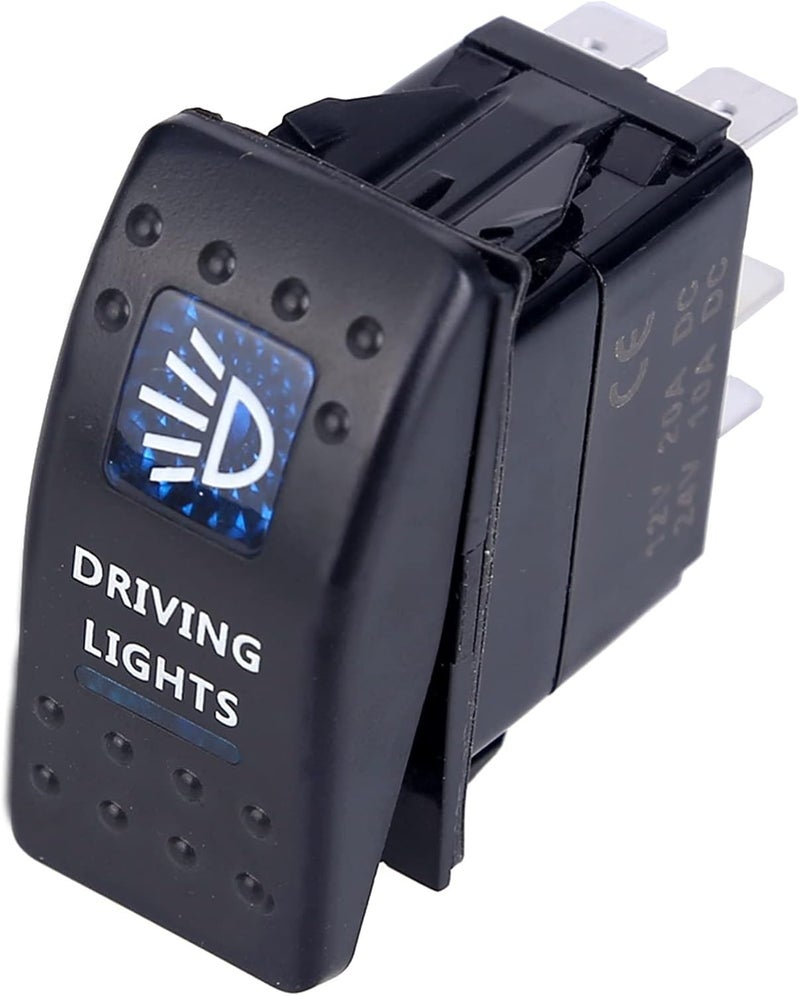 Wivplex 5pin Lighted Toggle Switch for 12V/24V - Image 1