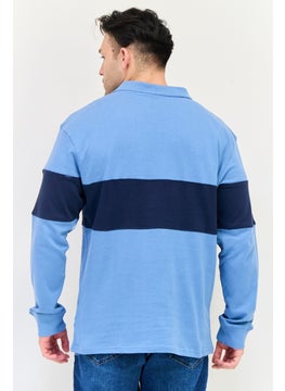 Paul Frank Men Regular Fit Long Sleeve Brand Logo Polo Shirt, Multicolor  - Image 4
