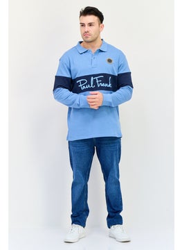 Paul Frank Men Regular Fit Long Sleeve Brand Logo Polo Shirt, Multicolor  - Image 2