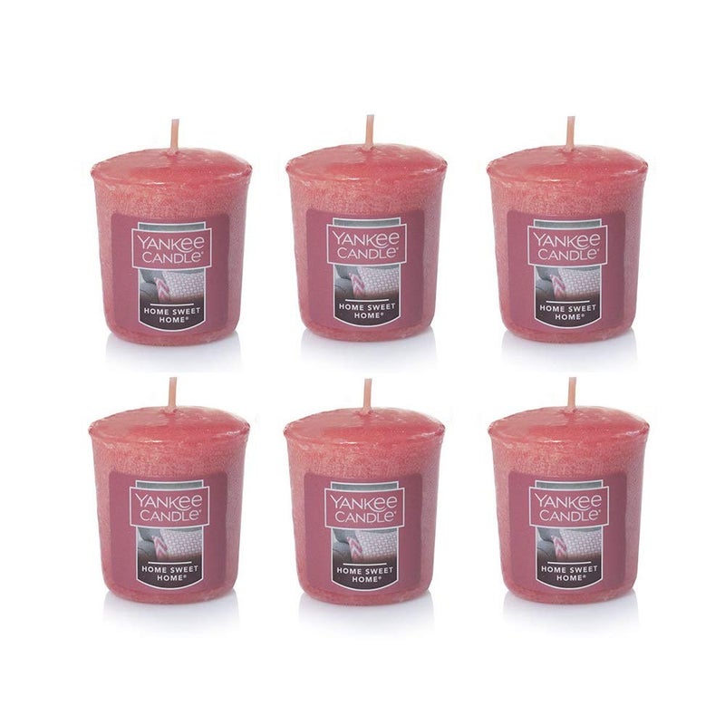 YANKEE CANDLE Yankee Candle Lot of 6 Home Sweet Home Votives