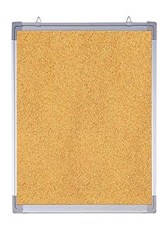 Smart Double face cork board 45 * 60 cm ideal for both adults and kids - wooden  - Image 1
