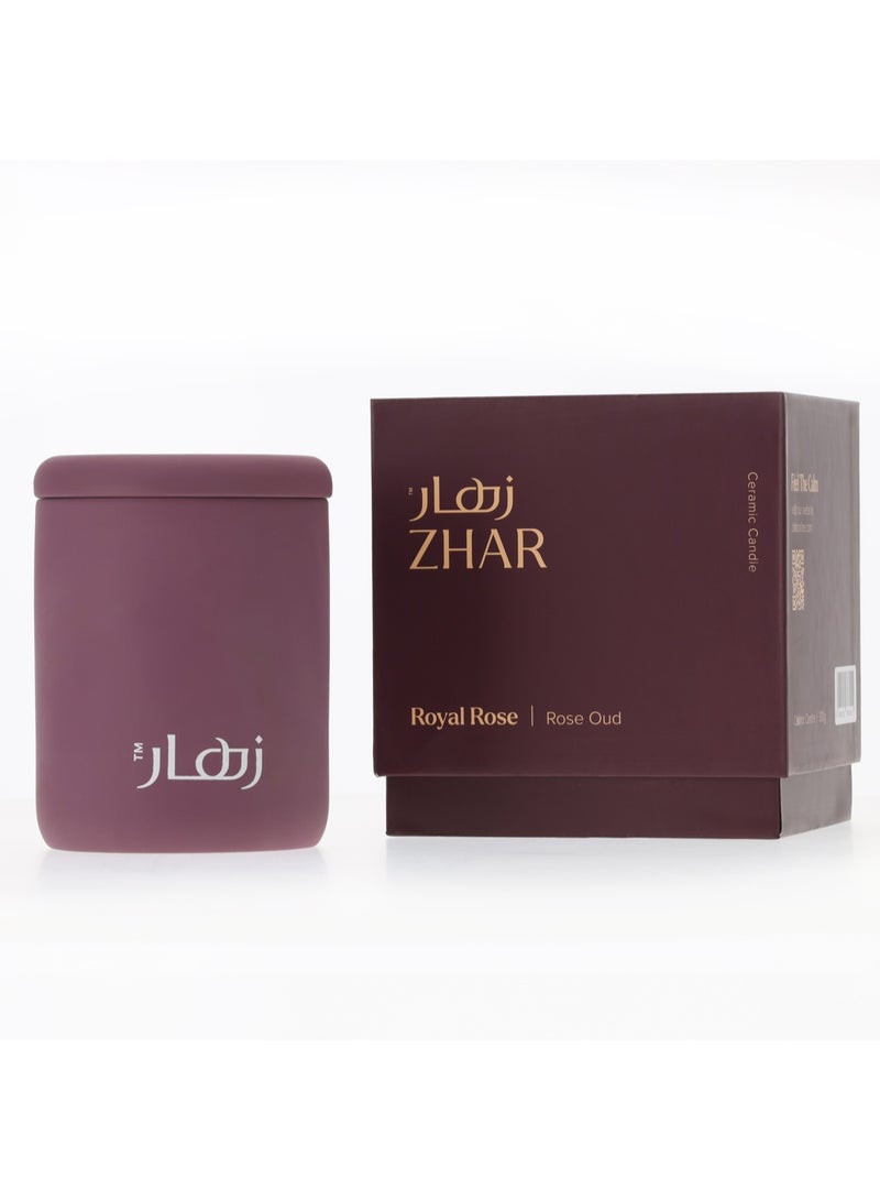 ZHAR Royal Rose Candle Zahar - Image 1