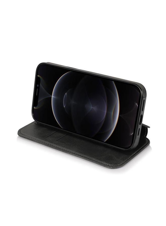 Zaboon Case For iPhone 12 / 12 Pro Knight Magnetic Suction Leather Phone Case - Image 5