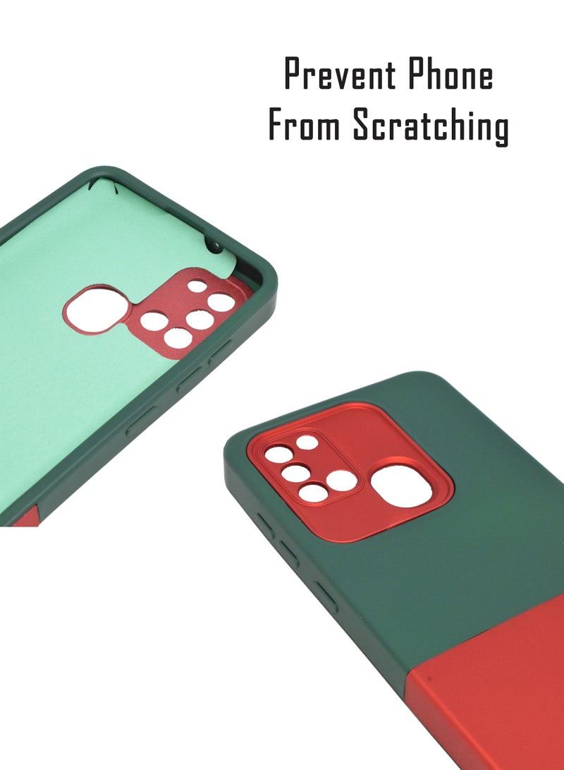 Houmt Samsung A21S Case Cover Soft Silicone Slim Protective Shockproof with Anti-Scratch Microfiber Cloth Lining Back Cover 360 Degree Protection - Image 2