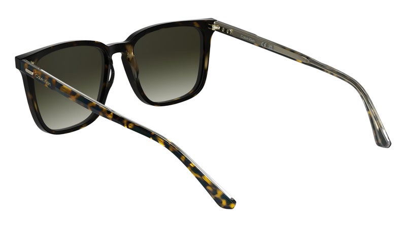 CALVIN KLEIN إطار كامل من الأسيتات نظارات شمسية كالفن كلاين Ck25507S N 5417 (235) هافانا داكنة - Image 4