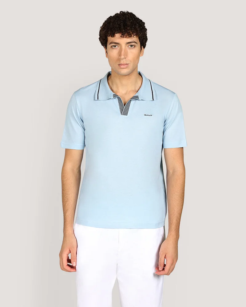 GANT Tipping Short Sleeve Polo Shirt