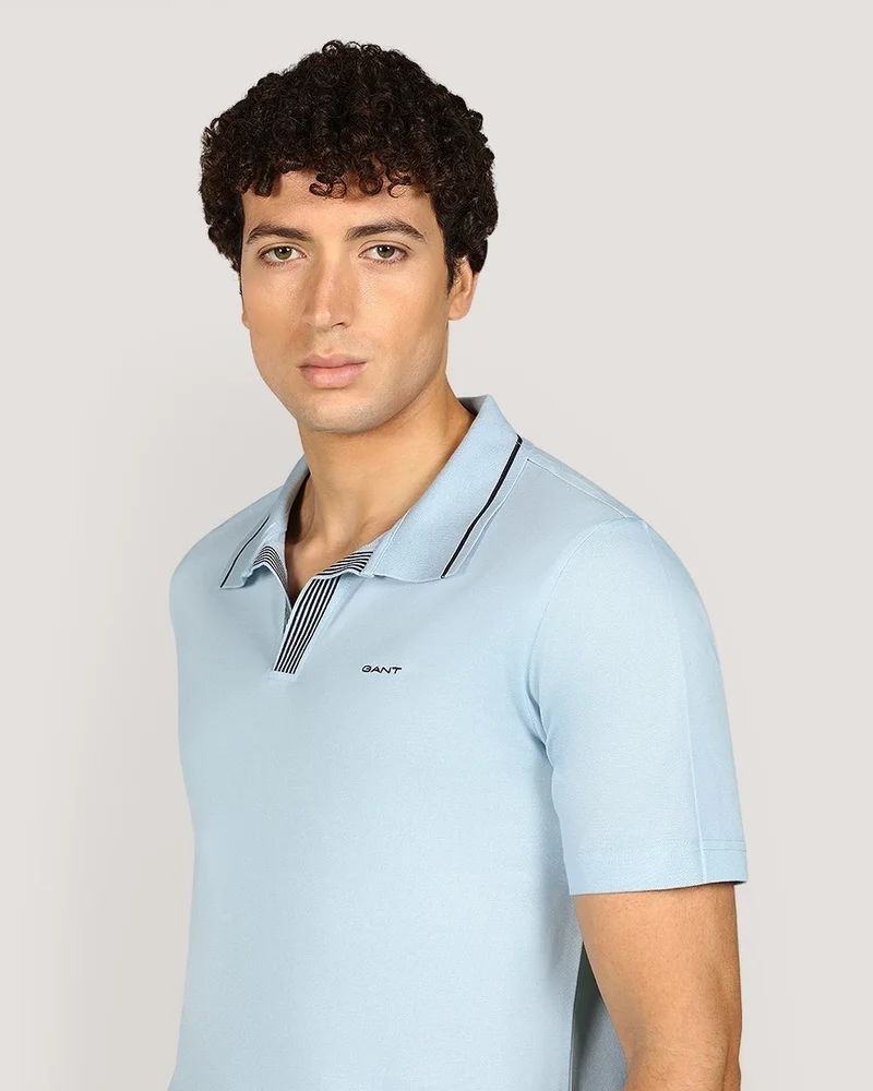 GANT Tipping Short Sleeve Polo Shirt