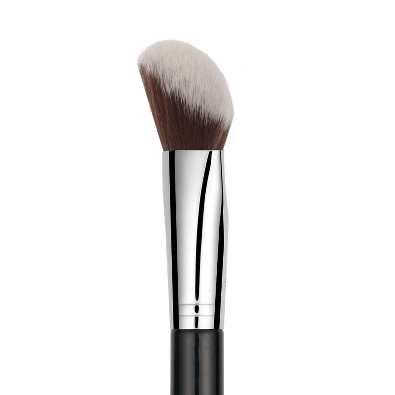 Bdellium Tools Professional Makeup Brush - Maestro Series 968 BDHD Phase II Small Foundation/Contour - With Soft Synthetic Fibers, For Versatile Application & Blending (Black, 1pc) - Image 3