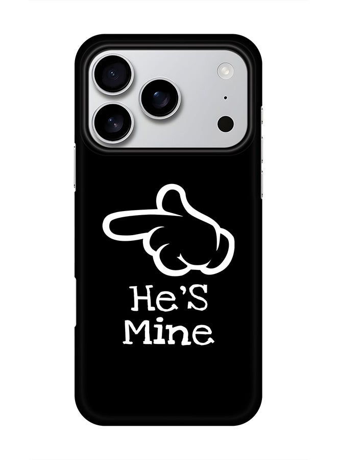 Stylizedd For iPhone 17 Pro,Case, [Compatible with MagSafe] Magnetic cover Slim fit Protection Matte, - He's mine