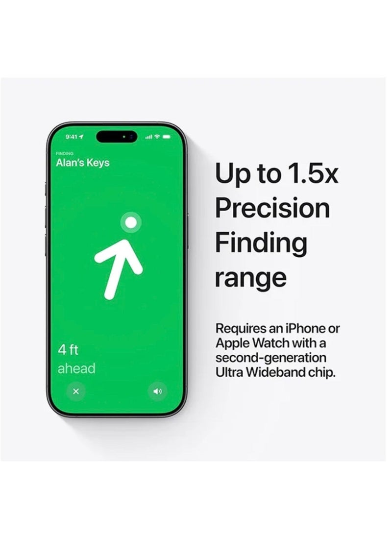 ابل  Apple AirTag (2nd Generation) (Single Pack) white - Image 3