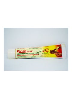 Rani Kone Pack Of 3 Hover The Cursor Over The Image To Enlarge It Henna Mehendi Body Glitter Paste Red  - Image 4