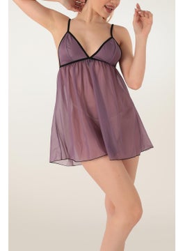 Miorre Fixed Strap Transparent Mini Nightgown  - Image 2